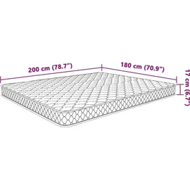 vidaXL Memory-Schaum-Matratze 200×160×17 cm