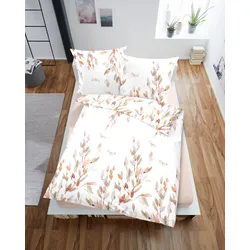 Bettwäsche BLÄTTER Satin - orange