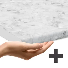 Vicco Apothekerschrank R-Line Medizinschrank für die Küche Artisan-Eiche/Weiß 30 cm AP Marmor