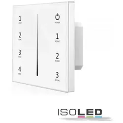 Sys-Pro 4 Zonen Einbau-Touch-Funk-Bedienung 4x0-10V Output weiß 85-265V