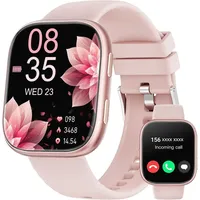 Smartwatch Damen Herren, 1.83" HD Fitnessuhr mit Telefonfunktion, Fitness Tracker mit SpO2 Pulsmesser Schlafmonitor Schrittzähler, 100+ Sportmodi ...