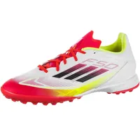 adidas F50 League TF Herren Cloud White/Core Black/Solar Yellow 45 1/3
