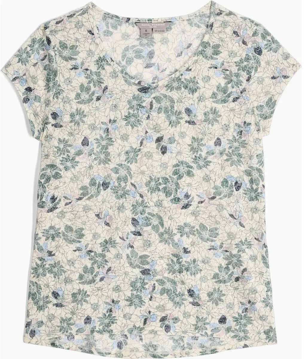 Royal Robbins Featherweight Tee chalk marigold pt (136) L
