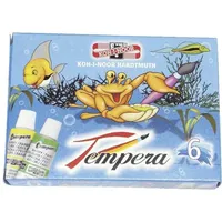 Koh-I-Noor Temperafarben farbsortiert 6x 16 ml