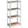 Relaxdays Schwerlastregal Stahl 120 x 60 x 30 cm braun/Silber