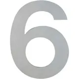 HOPPE OA-Hausnummer E600-609 Ziffer 6 Edelstahl matt
