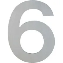 HOPPE OA-Hausnummer E600-609 Ziffer 6 Edelstahl matt