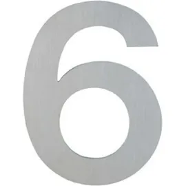 HOPPE OA-Hausnummer E600-609 Ziffer 6 Edelstahl matt