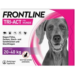 FRONTLINE TRI-ACT Hund gegen Zecken Flöhe & Mücken 20-40 kg