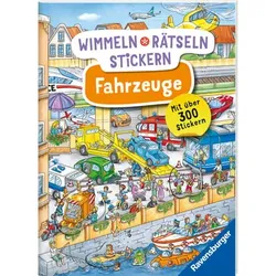 Ravensburger Wimmeln, Rätseln, Stickern: Fahrzeuge