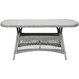 VCM Hvalo Gartentisch 165 x 90 x 75 cm Beige/Khaki
