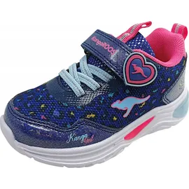 KangaROOS K - SLG Beauty Mädchen Klettschuh in Blau, Größe 23 - Blau