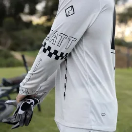 Leatt gravity 3.0 Langarm-trikot - Cream White - M