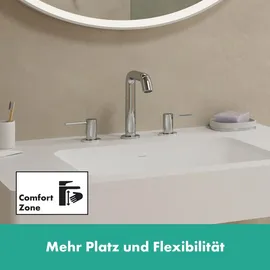 Hansgrohe Tecturis S 3-Loch Waschtischarmatur Chrom