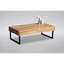 M2 Kollektion Couchtisch Linz Braun Wildeiche 110 x 35 x 60 cm