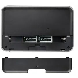 KIENZLE Digitaler Funkwecker Horizontal schwarz/silber