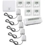 eQ-3 Homematic IP Funk Starterkit Fußbodenheizung für 5 Räume, motorisch