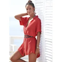 LASCANA Longbluse rot 38