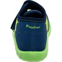 Fischer Markenschuh Hausstiefel Blau 25