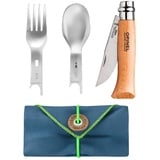 OPINEL PLUS PICNIC WITH N08 BEECH /1, Braun, Schwarz