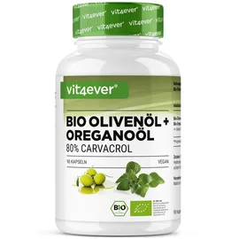 Vit4ever Bio Oreganoöl & Olivenöl 90 Kapseln