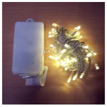 Nipach LED-Lichterkette Batterie 5 m warmweiß