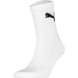 Puma Short Crew Tennissocken 6er Pack Weiß/Schwarz 39-42