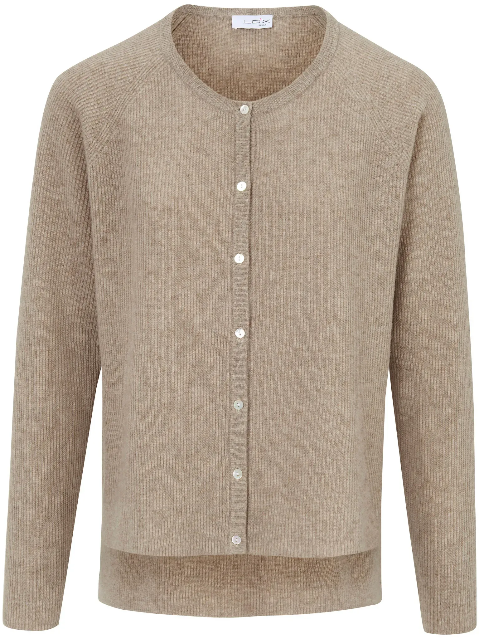 Le cardigan 100% laine vierge  Looxent beige