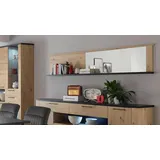 Wandpaneel Wandboard Regal Morel Artisan Eiche mit Spiegel