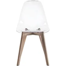 vente-unique Esszimmerstuhl Audra Polycarbonat transparent 2