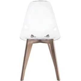 vente-unique Esszimmerstuhl Audra Polycarbonat transparent 2
