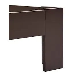 vidaXL Massivholzbett Dunkelbraun Kiefer 90x200 cm