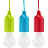 Ansmann Pull-Light Set Kunststoff 3er Set inkl. AAA Batterien mehrfarbig