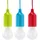Ansmann Pull-Light Set Kunststoff 3er Set inkl. AAA Batterien mehrfarbig