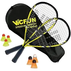 Speed Badminton Junior 100 Premium gelb/schwarz bunt No Size