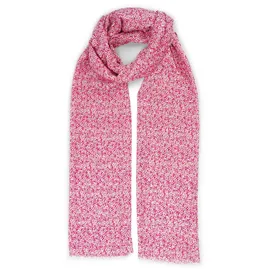 HARPA Modeschal PEPPER, mit floralem Allover-Print und Metallic-Effekt rosa