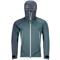 ORTOVOX Herren Bergsport Hochtouren-Jacke, arctic grey, M