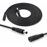 InLine Verlängerungskabel, DC Stecker 5,5x2,1mm, schwarz, 1m
