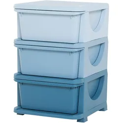HOMCOM Schubladenschrank Kunststoff