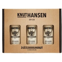 Knut Hansen Dry Gin 0,05l 3er Set