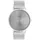 Oozoo Armbanduhr silber Edelstahl Milanaise Metallband 44 MM Silbergrau/Silberfarben C9936