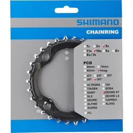 Shimano Kettenblatt 30 Zähne Schwarz