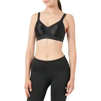 triaction by Triumph Triumph Damen Sport-BH Triaction Wellness N, ohne Bügel, Gepolstert, 85D, Schwarz