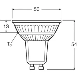 Osram LED Three Step PAR16 80 36° warmweiß GU 10 - 4,5 W