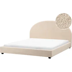 Wasserbett Bouclé VAUCLUSE 180 x 200 cm Beige