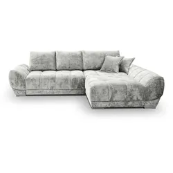 Ecksofa Violet Stoff Grau