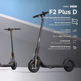 NINEBOT KickScooter F2 Plus D schwarz