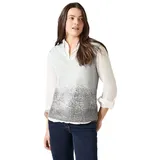Cecil Kurzarmpullover grau / silber M