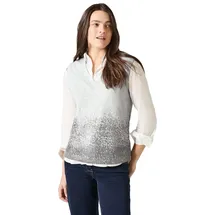 Cecil Kurzarmpullover grau / silber M