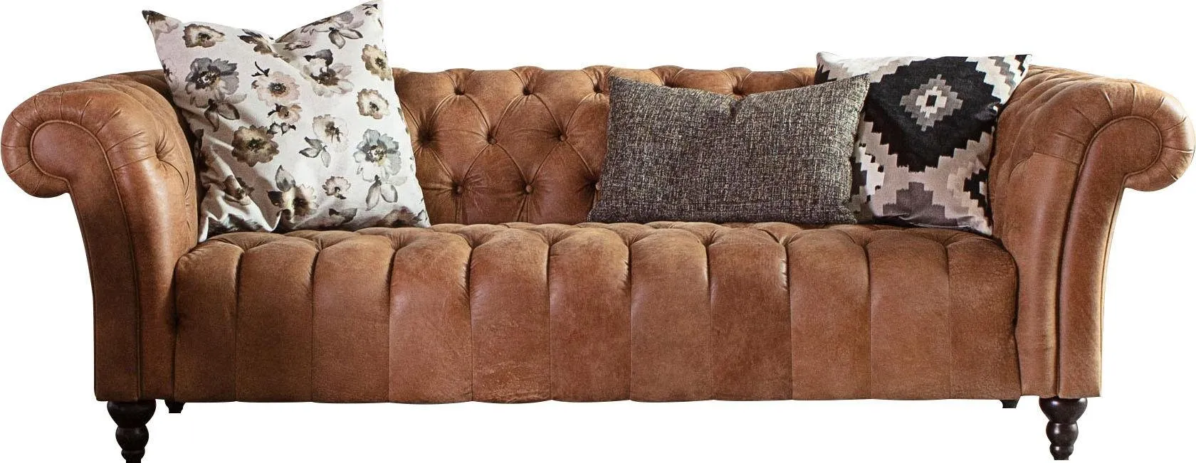 Big-Sofa GUTMANN FACTORY "Amazonas" Sofas Gr. B/H/T: 230cm x 74cm x 101cm, Anilinleder, braun (cognac) aus Anilinleder